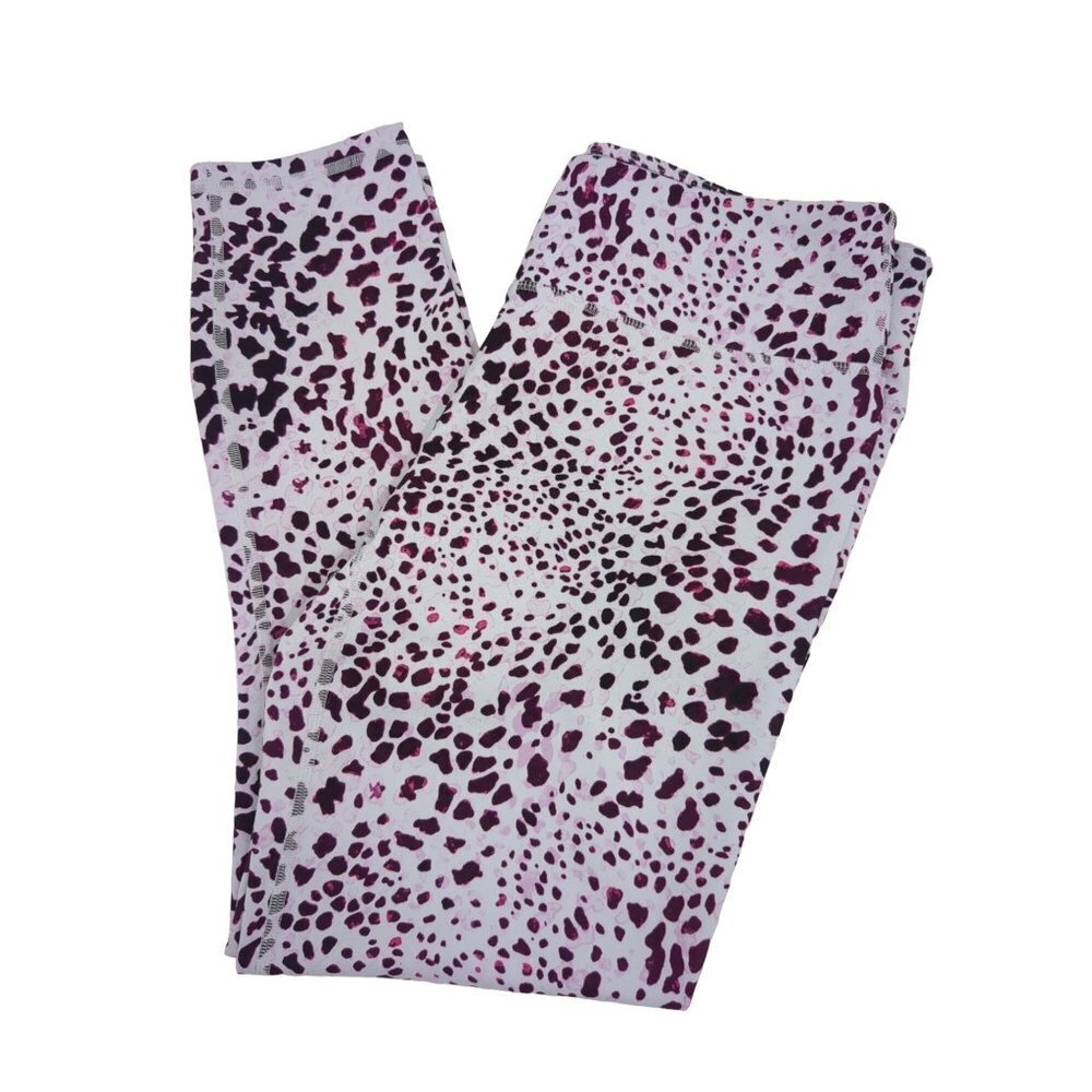 Fabletics Leggings Womens Small High Waisted Statement Powerhold Leopard‎ Print